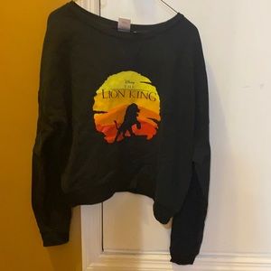 Juniors size XL crop sweatshirt